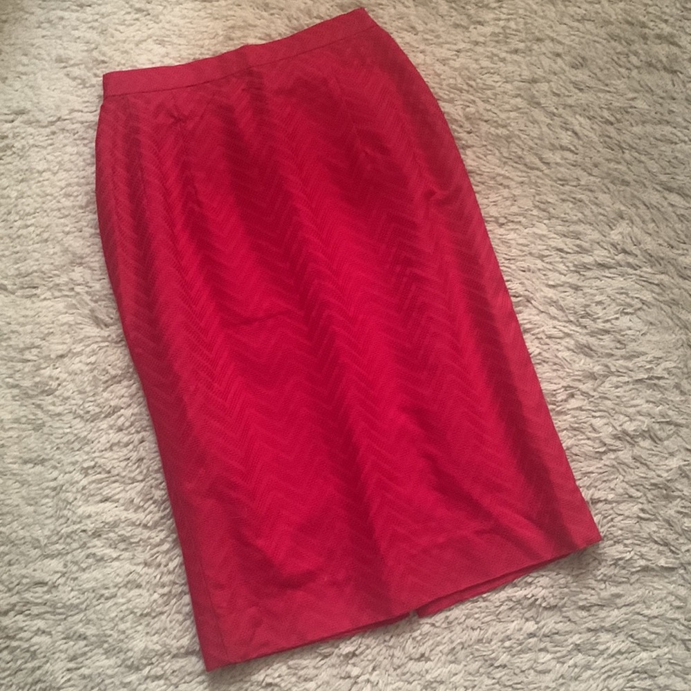 VINTAGE Hot Pink Pencil Skirt